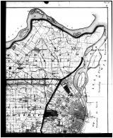 St. Louis City and County Outline Plan Map - Above Right, St. Louis County 1878